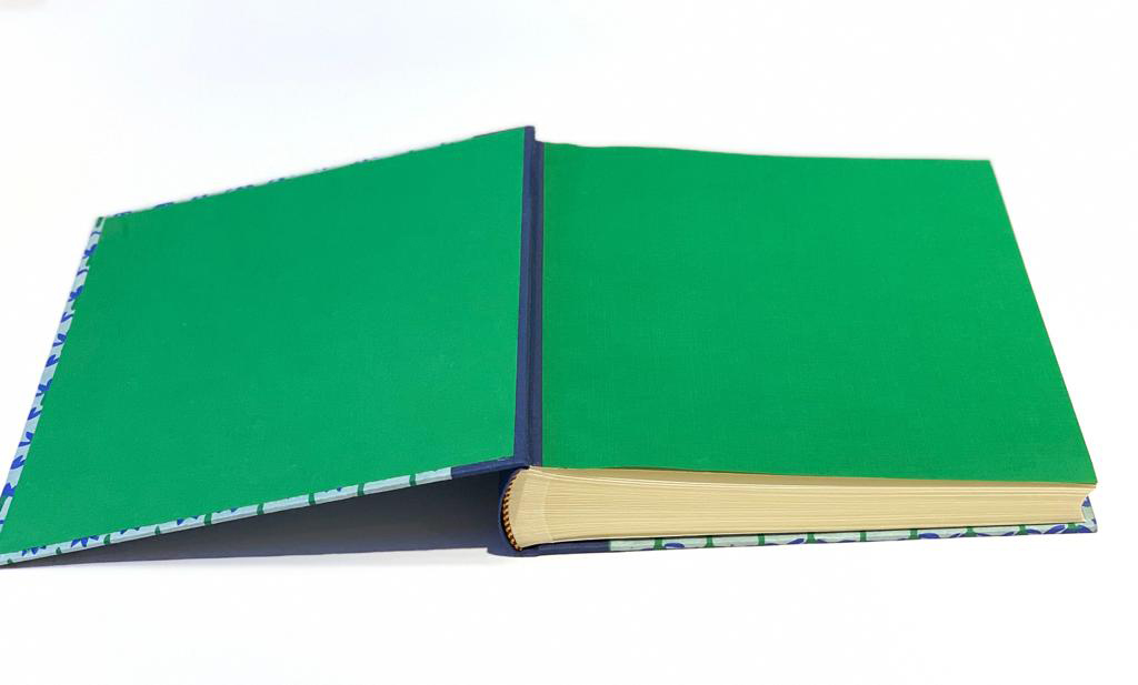 Curso álbum de fotos con papel de Nepal y guardas - Imagen 6